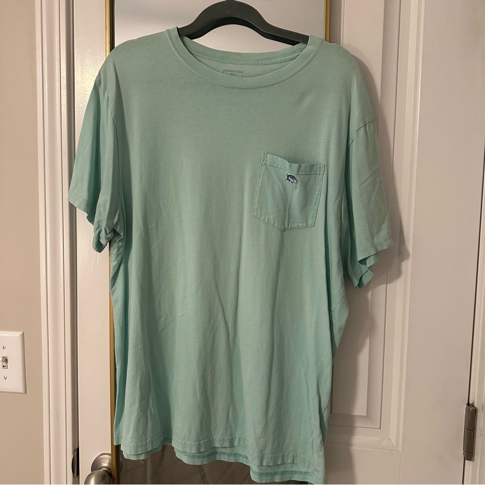 Southern Tide Light Green Short Sleeve Tee